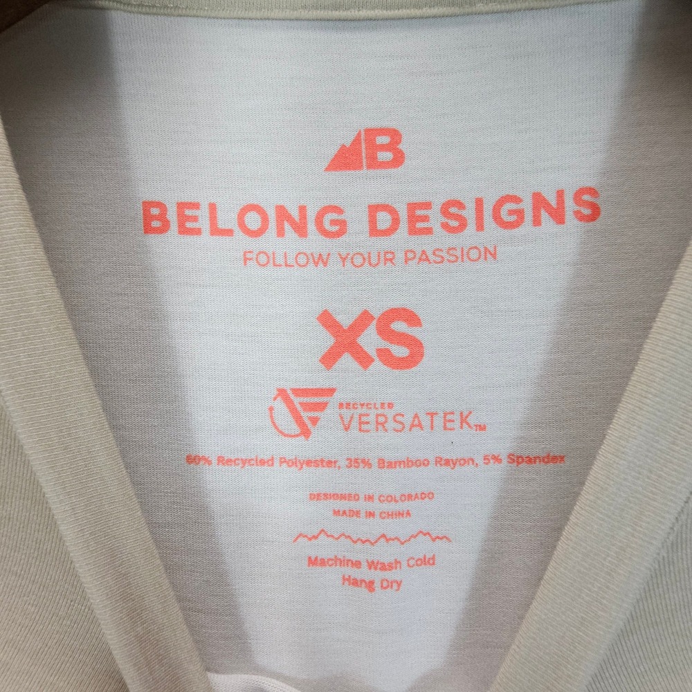 Belong Designs Antero Tee Men XS Sand Southwestern Geometric Print NWT - Picture 4 of 8